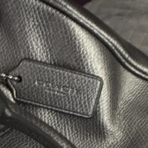 Coach Metallic Silver Satchel Bag - Picture 3 of 9